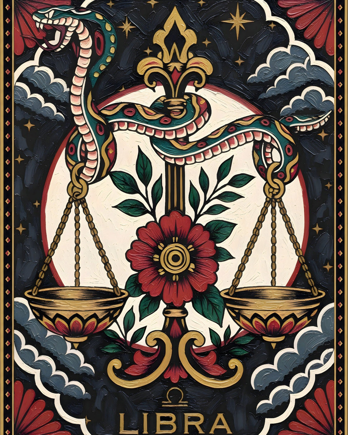 Libra artwork detail for The Celestial Collection