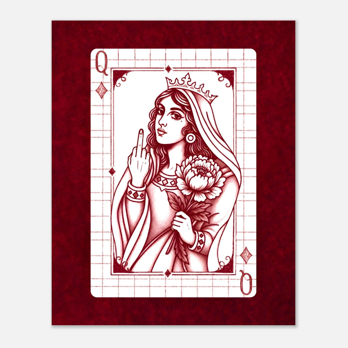 F*ck You Queen print by Hazelune, image 3
