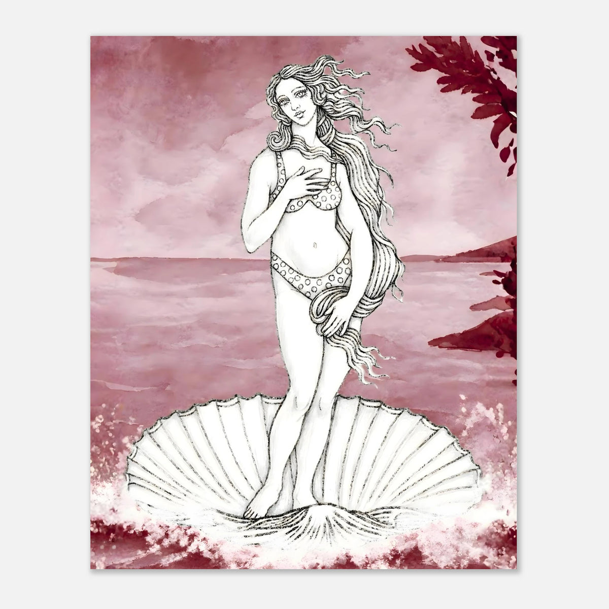 Aphrodite's Bikini print by Hazelune, image 2
