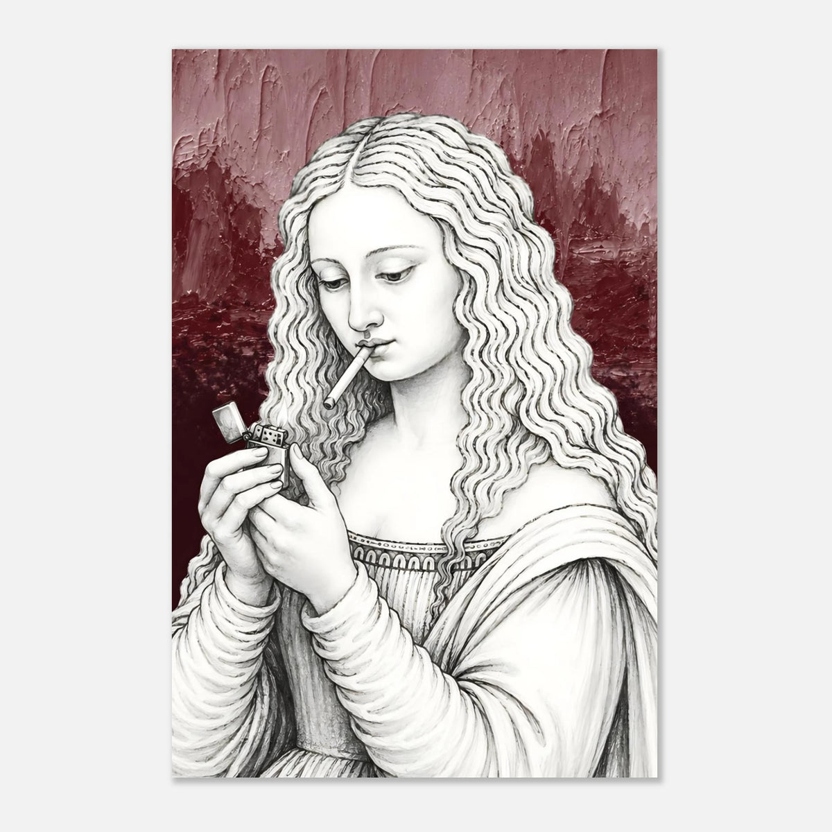 Mona Lisa Needs a Break print by Hazelune, image 4