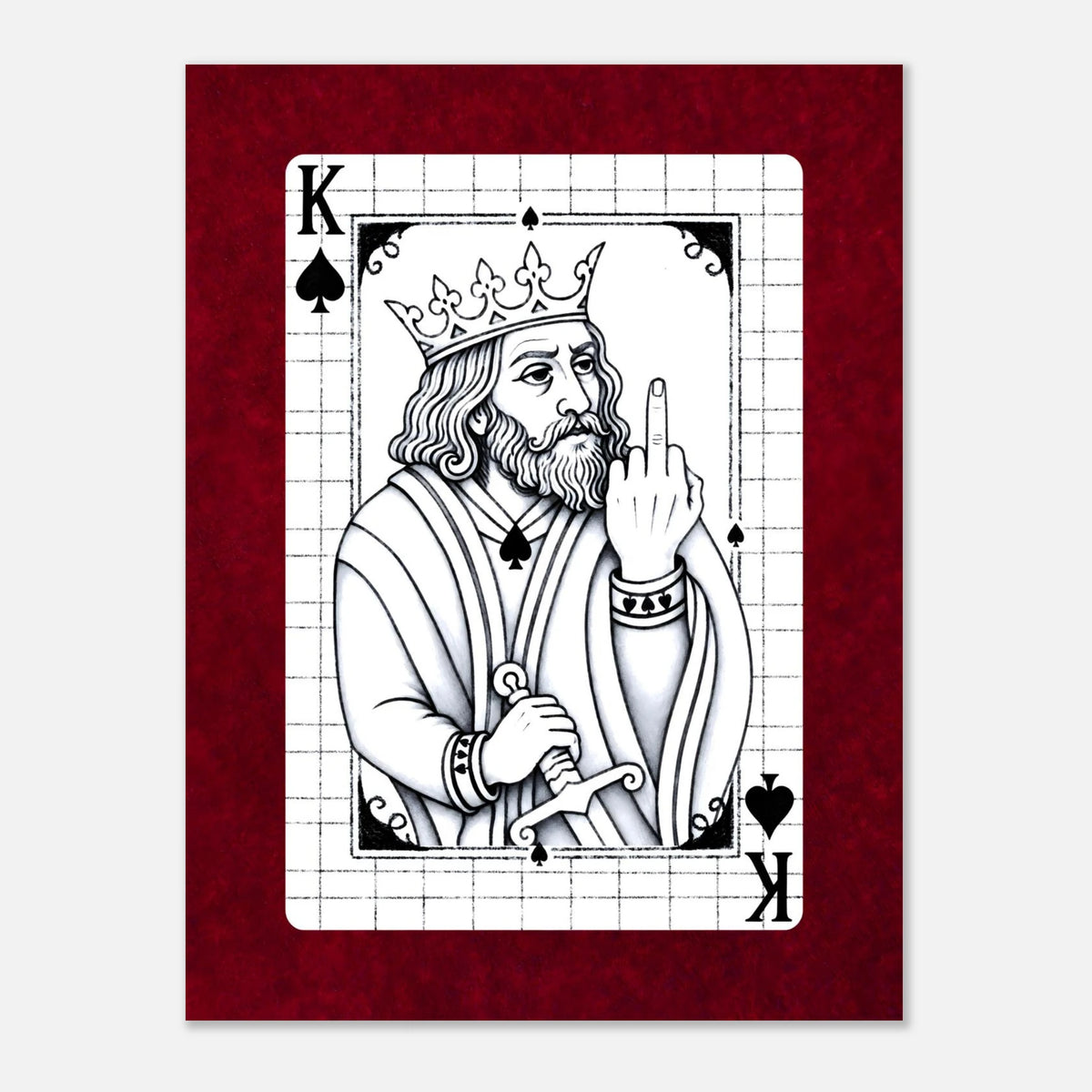 F*ck It King print by Hazelune, image 2