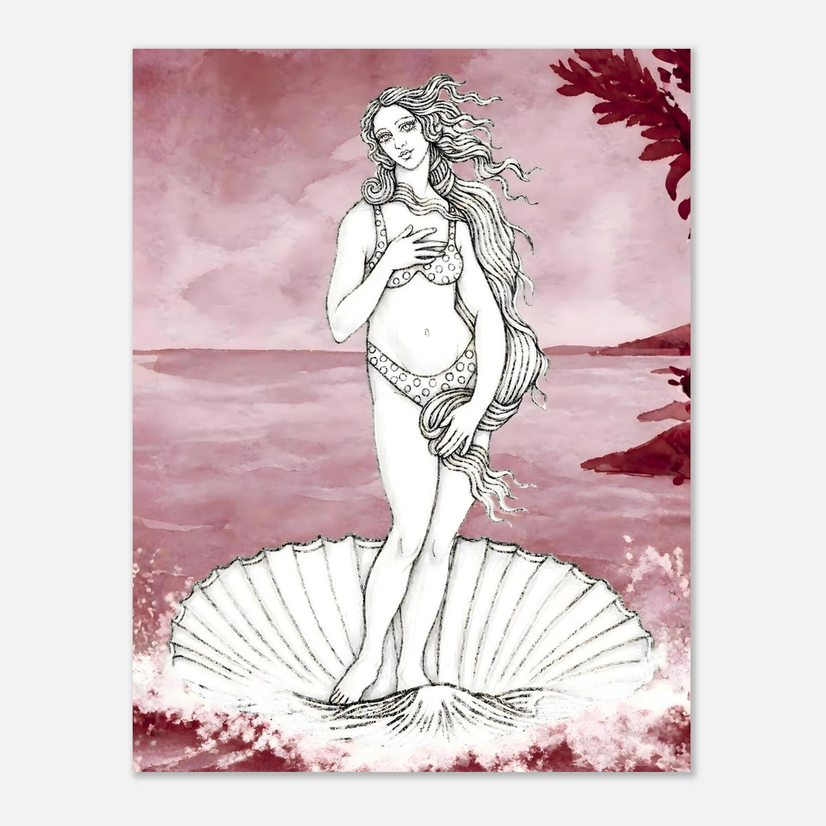 Aphrodite's Bikini print by Hazelune, image 3