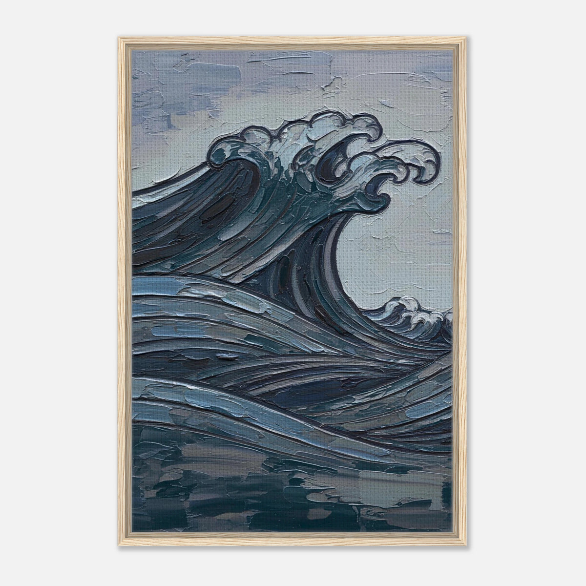 Crest framed canvas by Hazelune, image 1
