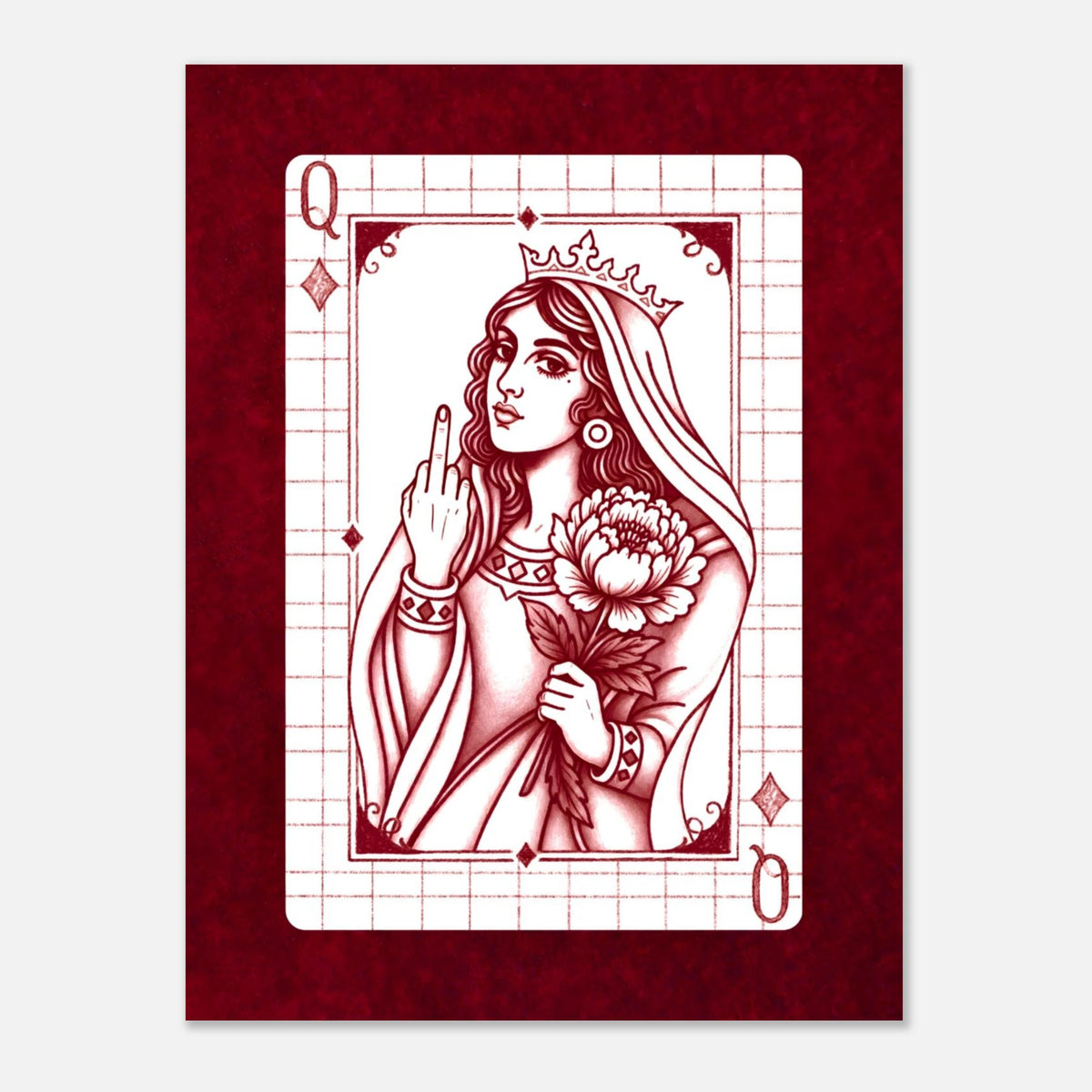 F*ck You Queen print by Hazelune, image 2