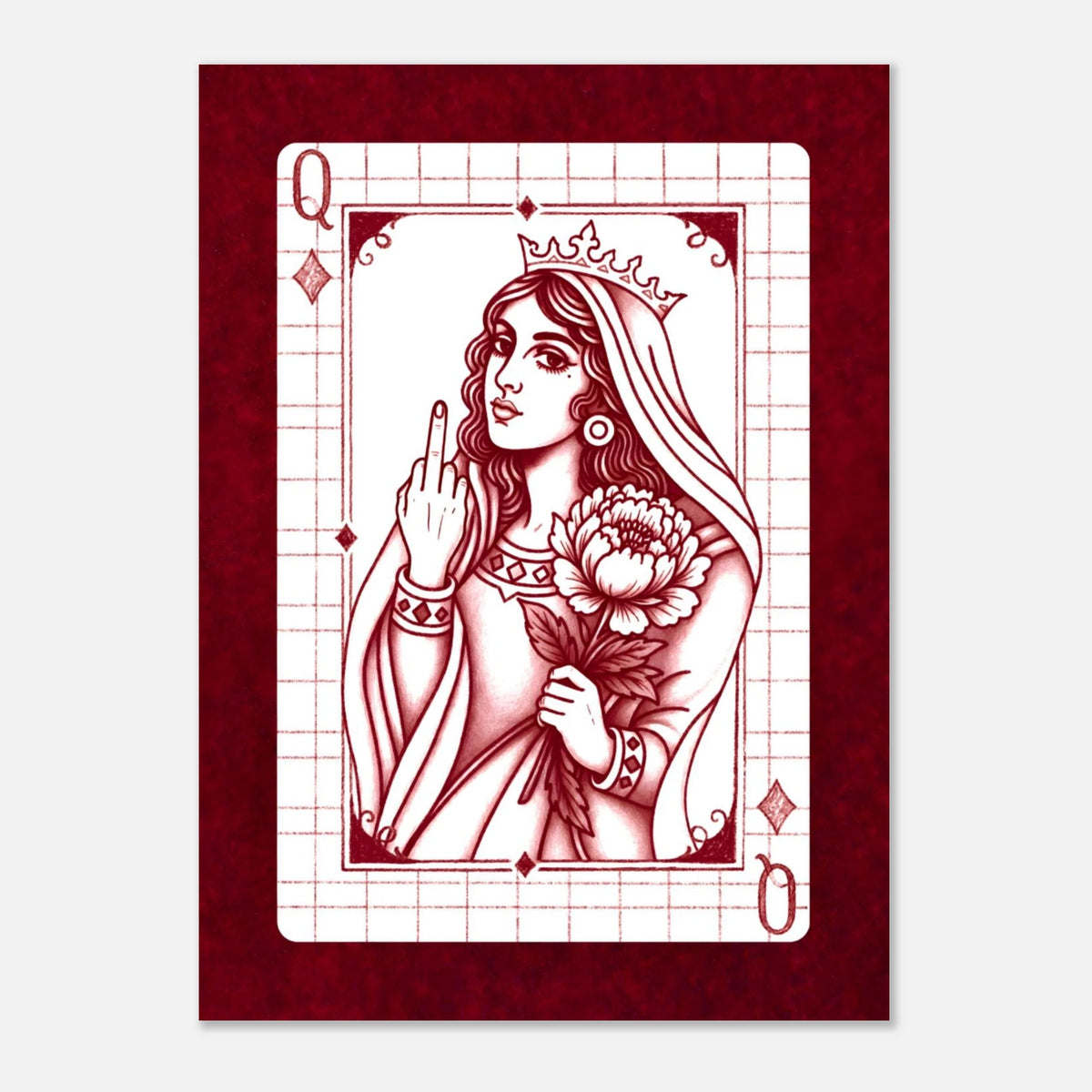 F*ck You Queen print by Hazelune, image 1