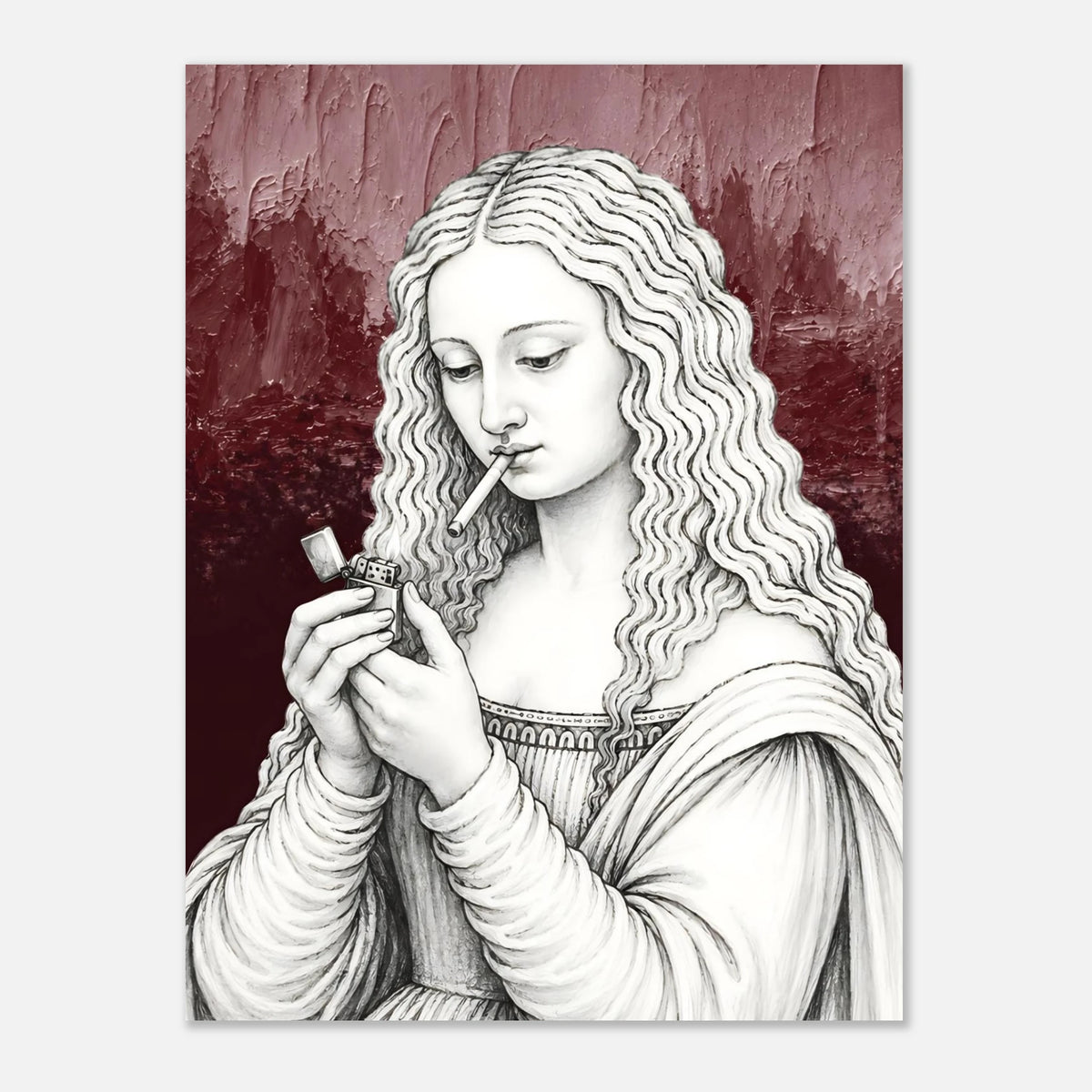 Mona Lisa Needs a Break print by Hazelune, image 2