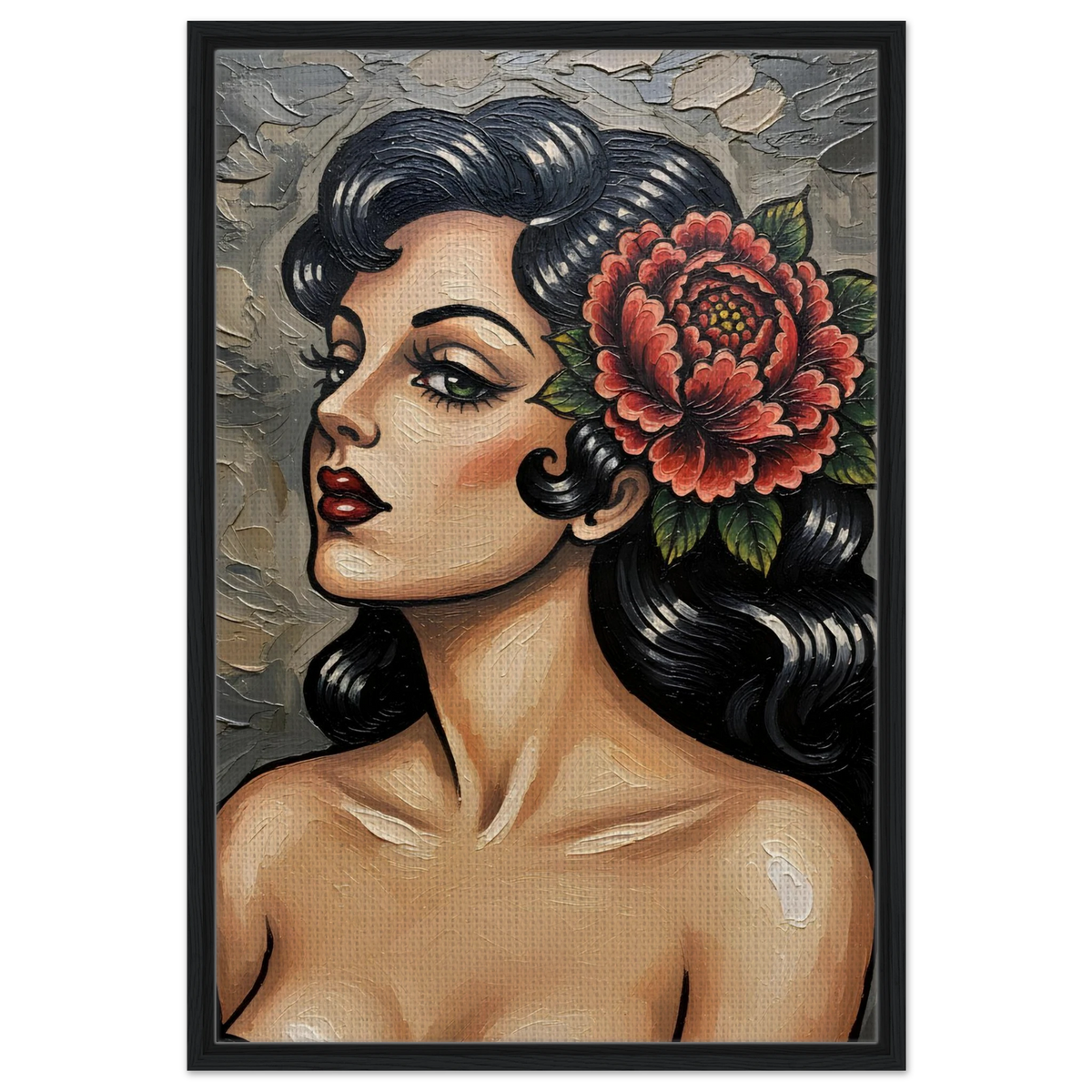 Painted Lady framed canvas by Hazelune, image 1