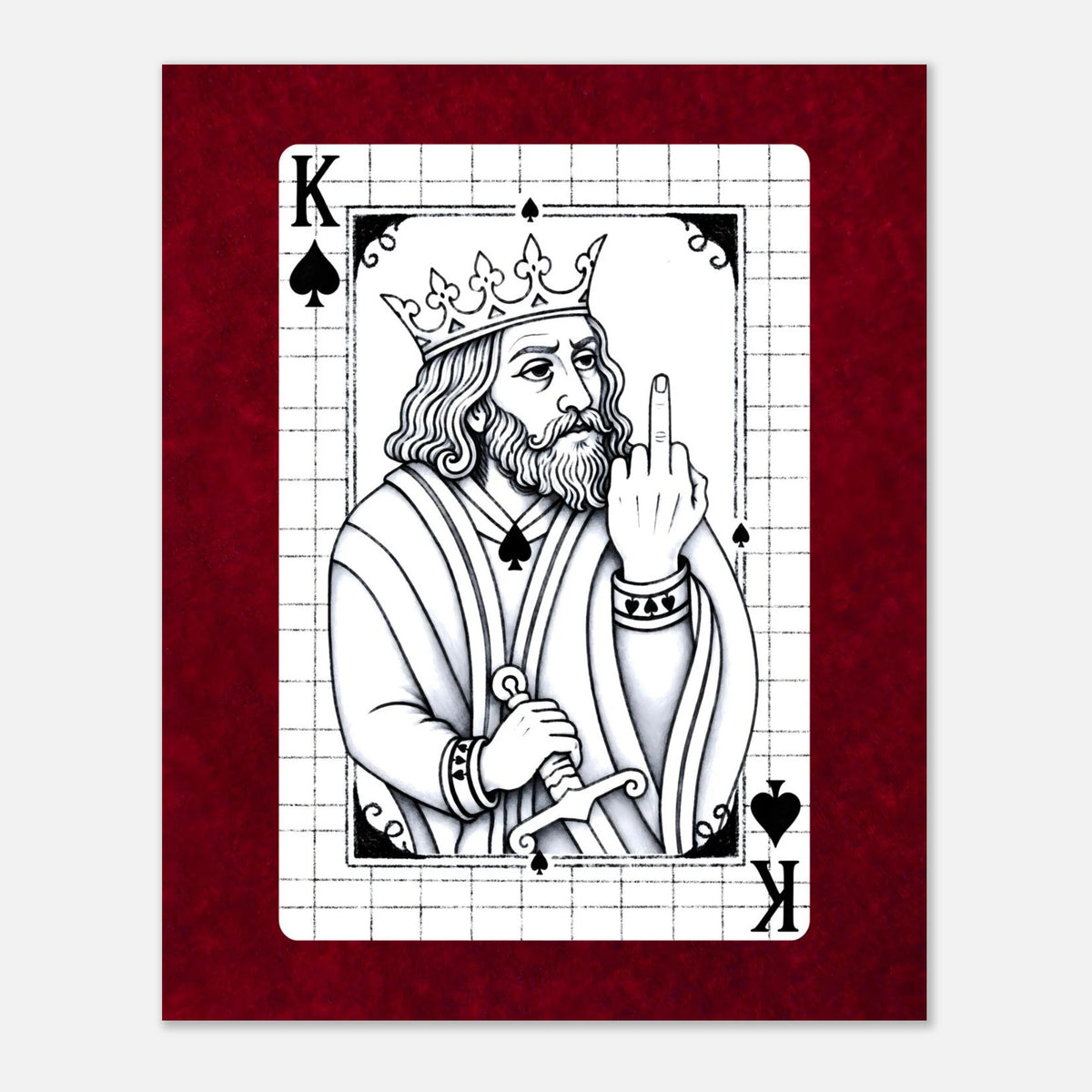 F*ck It King print by Hazelune, image 3