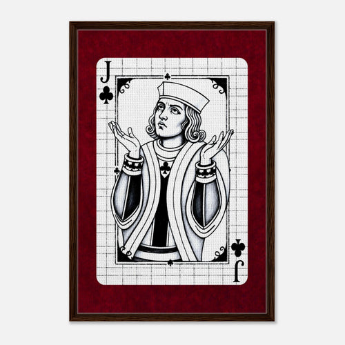 Exasperated Jack framed canvas by Hazelune, image 2