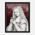 Mona Lisa Needs a Break framed canvas by Hazelune, image 9