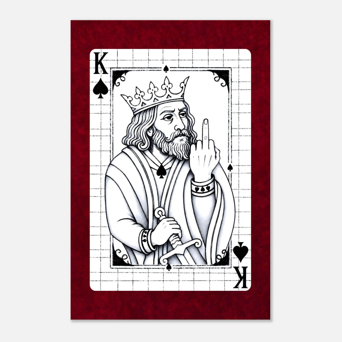 F*ck It King print by Hazelune, image 4